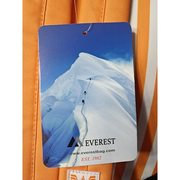 NWT 2025 Whataburger Backpack Orange and White Stripe 15x11x5 - Picture 6 of 9